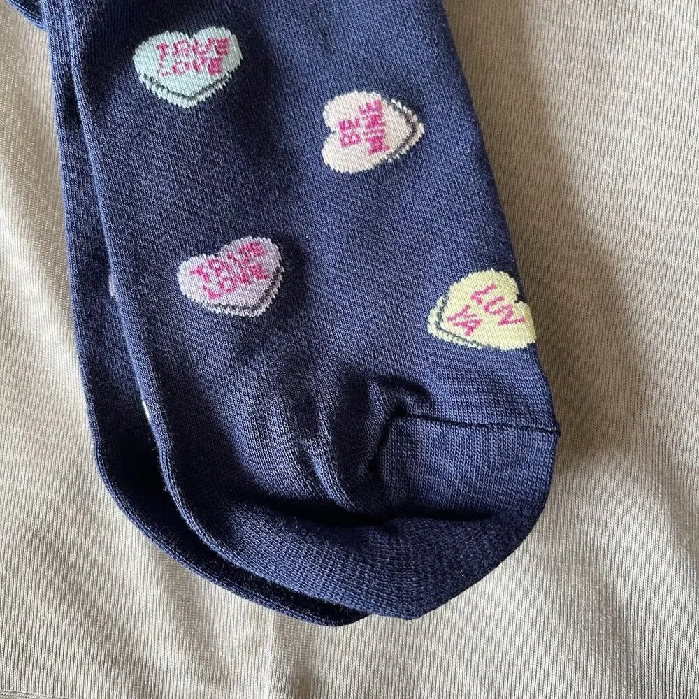 J.Crew Mens Candy Socks Blue One Size Office Casual Preppy Modern Style BL667